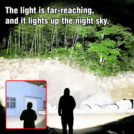 Mini Flashlight, Rechargeable Flashlights with Triple LED and Type C