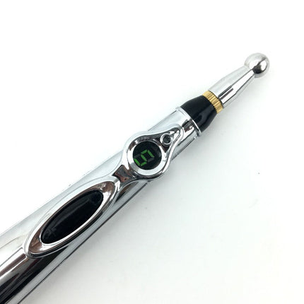 Electric Massage Pen with Adjustable Intensity, Portable Handheld Pulse Massage Tool for Home and Travel Use