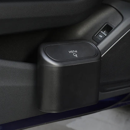 Car Trash Bin with Removable Lid for Wrappers, Tissues and Receipts, 4 Colour Options, for Road Trips