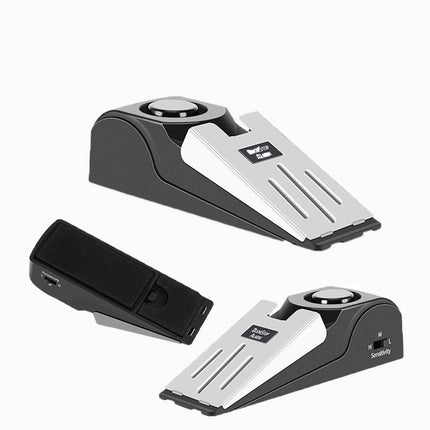 Portable Alarm Door Stopper with Loud Siren | Compact Security Device for Home Protection