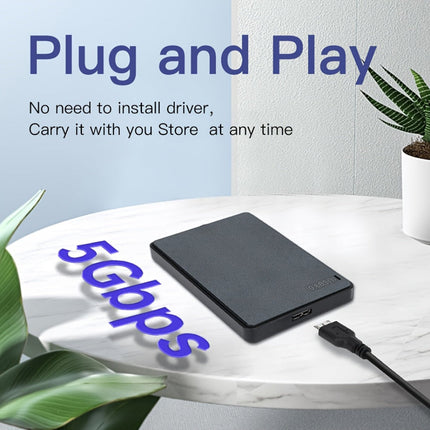External Portable SSD Hard Drive with USB 3.0 | Fast Storage Backup for Everyday File Transfer