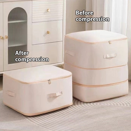 Compression Storage Bags for Clothes and Bedding, Waterproof Stackable Space Saver Bags for Closet Storage