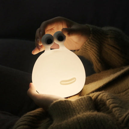 Slug Night Lamp with Soft Glow & Adjustable Brightness | Cozy Lighting for Peaceful Sleep