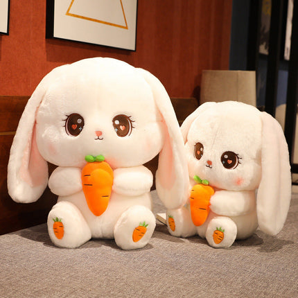 Plush Bunny Stuffed Animal, Soft Fluffy Rabbit Toy in 30, 40, 50 and 80 cm Sizes, Nursery Decor Gift for Kids