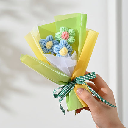 Mini Fabric Flower Bouquet with Handmade Look | Charming Decorative Gift for Mother's Day and Special Occasions