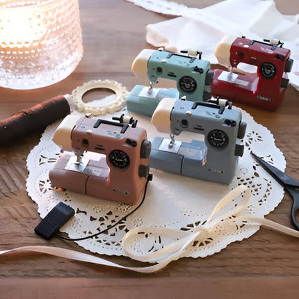 Miniature Sewing Machine Decor