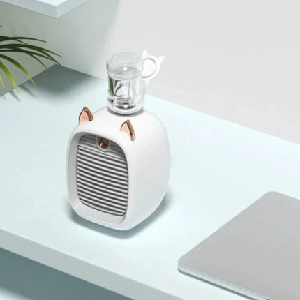 Portable Air Conditioner Fan with Adjustable Speed & Oscillation | Compact Cooling Solution for Home and Office