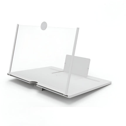 Phone Stand Screen Magnifier with Adjustable Angle | Foldable Holder for Clear Viewing of Movies and Calls