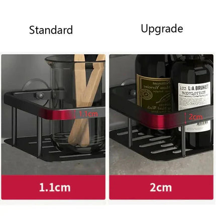 Wall Shelf No Drill, Small Bathroom Storage Organizer – image 4