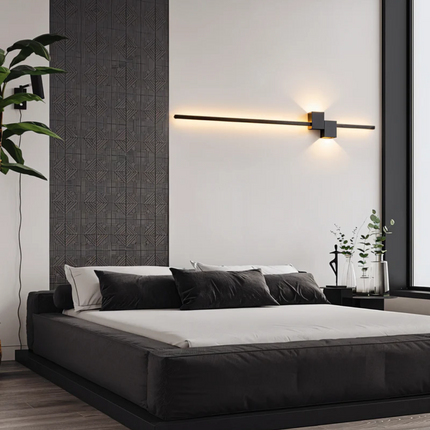 Modern LED Wall Light with Integrated Warm White Illumination | Energy-Efficient Design for Stylish Home Décor