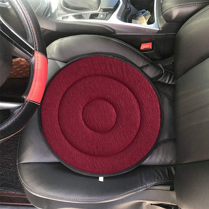 360 Degree Rotating Car Seat Cushion, Breathable Fabric, Anti-Slip Base, 4 Colors, Swivel Aid for Easier Entry and Exit