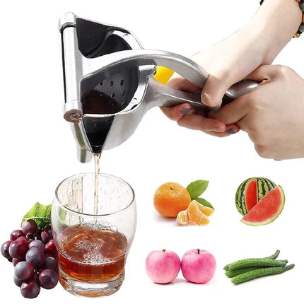 Hand Press Juice Squeezer, Manual Fruit Press with High Juice Yield for Travel and Outdoor Adventures
