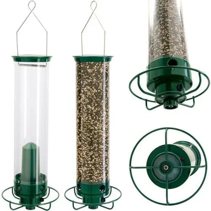 Bird Feeders for Outside, Tube Bird Feeder for Cardinals
