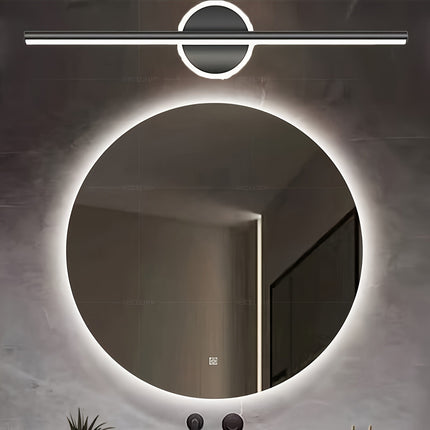 LED Mirror Wall Light with Minimalist Design | Elegant Black or Gold Finish for Soft Ambient Lighting