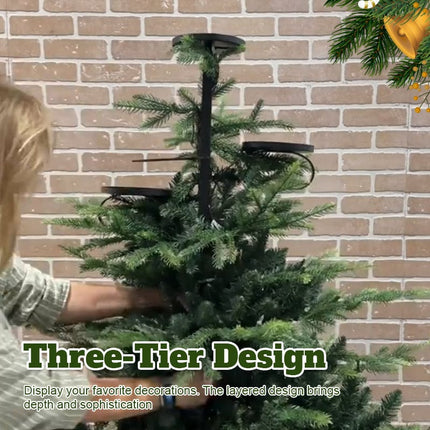 Christmas Tree Topper, Black Christmas Decorations