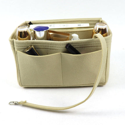 Tote Bag Organizer Insert with Structured Compartments, 4 Sizes S to XL, 10 Colors, Soft Purse Divider for Handbags and Shoulder Bags
