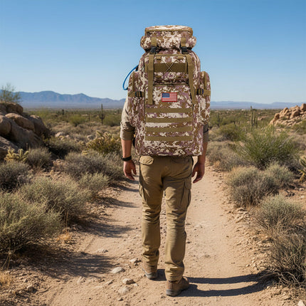 Hiking Backpack with Large Capacity Design for Outdoor Travel | Comfortable Daypack for Gear Organization
