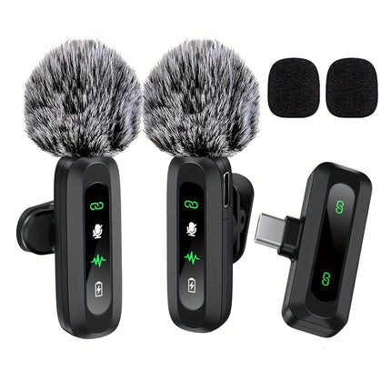 Wireless Microphone for iPhone, Lavalier Microphone USB C – image 8