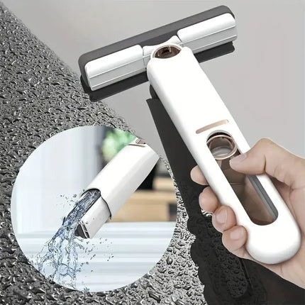 Self-Wringing Mini Mop with Microfiber Cleaning Pad | Compact and Efficient for Quick Home Cleaning