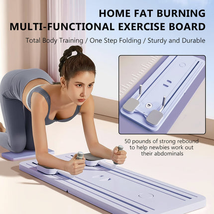 Resistance Assisted Ab Roller with Built-in Support | Core Training Tool for Home Workouts and Stability
