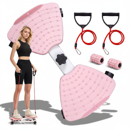 Core Training Waist Twister Board with Durable Iron Build | Compact Home Fitness Equipment for Core Strength and Balance