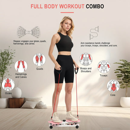 Core Training Waist Twister Board with Durable Iron Build | Compact Home Fitness Equipment for Core Strength and Balance