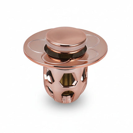 Sink Drain Stopper with Anti-Clog Basket Design | Durable Stainless Steel Plug for Easy Blocking of Hair and Debris
