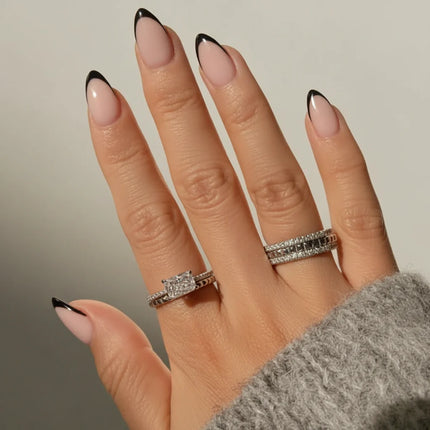 Stacking Ring in Geometric Silver Design with Cubic Zirconia | Elegant Everyday Accessory for Effortless Style