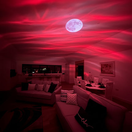 Aurora Light Projector with Remote Control for Soothing Atmosphere | LED Galaxy Lamp for Relaxation and Ambiance