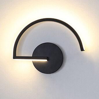 LED Wall Light with Modern Minimalist Arc Design | Ambient Halo Glow for Stylish Interiors