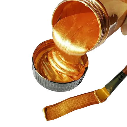 Acrylic Paint | Metallic Pearlescent Finish with Waterproof Formula for Vibrant DIY Craft Projects 7