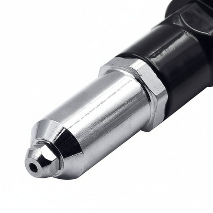 Rivet Gun Drill Adapter Kit with Interchangeable Nozzles | Fasten Multiple Rivet Sizes for Home Repairs and Workshop Projects