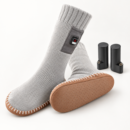 Electric Heated Socks, Thermal Socks with Adjustable Heat, Moisture Wicking Warming Socks for Winter_03