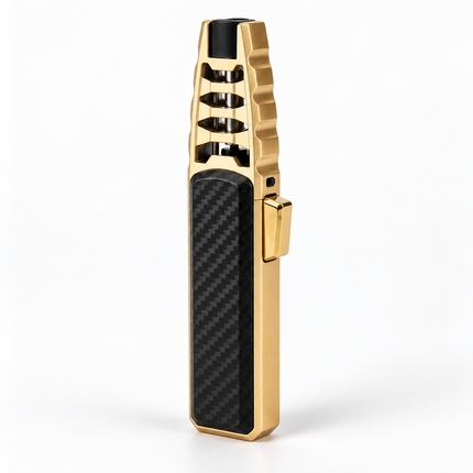 Refillable Butane Torch Lighter with Adjustable Flame, Candle Lighter for Grills, Wind Resistant Camping Lighter_01