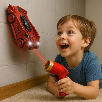 RC Wall Climbing Car Toy with Laser Remote Control | Indoor Racing Fun for Kids