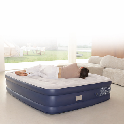 Self-Inflating Camping Air Mattress with Built-in Pump | Extra Thick 40cm Bed for 2 People up to 660 lb