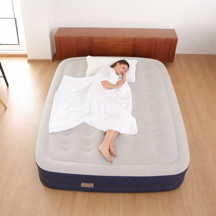 Self-Inflating Camping Air Mattress with Built-in Pump | Extra Thick 40cm Bed for 2 People up to 660 lb