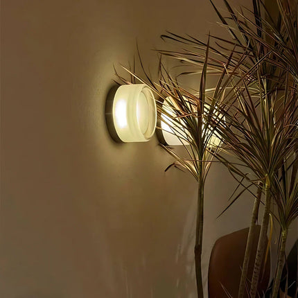 Ambient Wall Sconce Lighting with Fluted Acrylic Shade | Soft LED Illumination for Modern Interiors 8