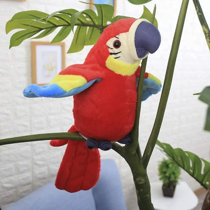 Animated Macaw Parrot Plush Toy with Record & Speak Feature | Interactive Stuffed Animal for Engaging Learning Fun 4