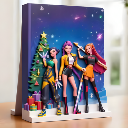 Anime Advent Calendar with 24 Collectible Figures, Anime Figures Christmas Box for Fans