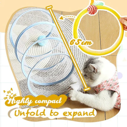 Interactive Cat Toys for Indoor Cats, Spiral Spring Kitten Toys