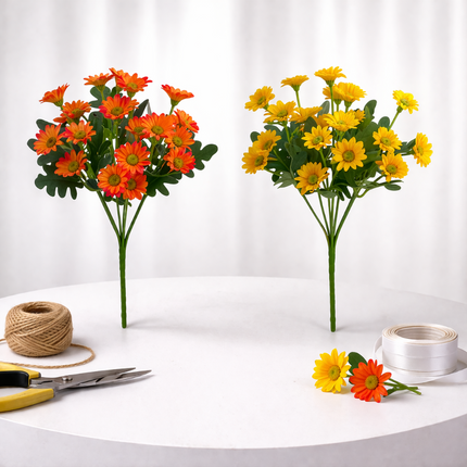 Mothers Day Flowers, Artificial Daisy Flowers for Home Decor, Fake Flowers Floral Arrangement, Mothers Day Gift for Mom_11