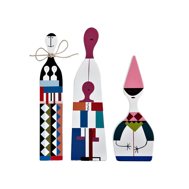 Artisanal Wooden Figures | Handcrafted Decorative Accents for Festive Cheer | Unique MDF Wood Design to Enhance Your Decor 1