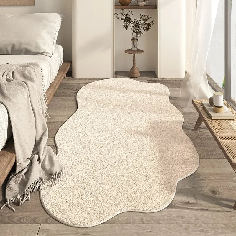 Artistic Area Rug | Irregular Shaped Design with Non-Slip Backing | Soft Texture for Modern Living Rooms 1