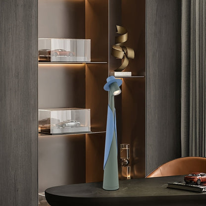 Artistic LED Desk Lamp | Cordless Table Lamp with Touch Control | Rechargeable Battery for Ambient Lighting 6