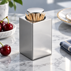 Toothpick Holder with Push Button, Automatic Toothpick Dispenser for Dining Table and Kitchen Counter_00