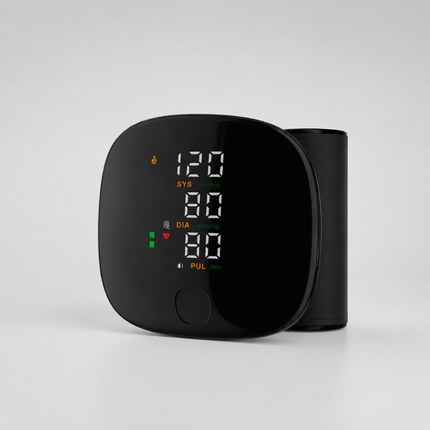 Digital Blood Pressure Monitor Wrist with Arrhythmia Detection | USB Rechargeable for Easy Home Monitoring