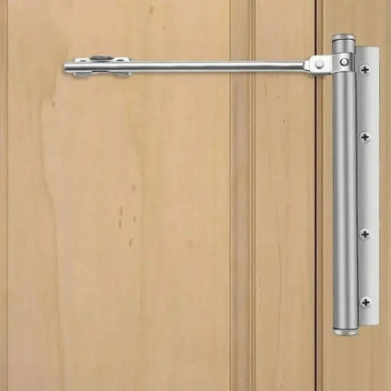 Automatic Door Closer with Adjustable Force | Stainless Steel, Quiet Operation for Smooth Door Control 0