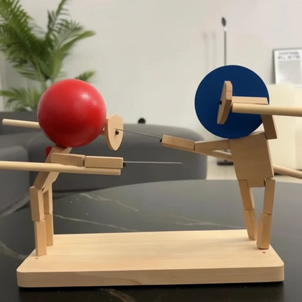Wooden Balloon Sword Duel Game for Kids & Adults | Active Indoor Play for Fun and Coordination