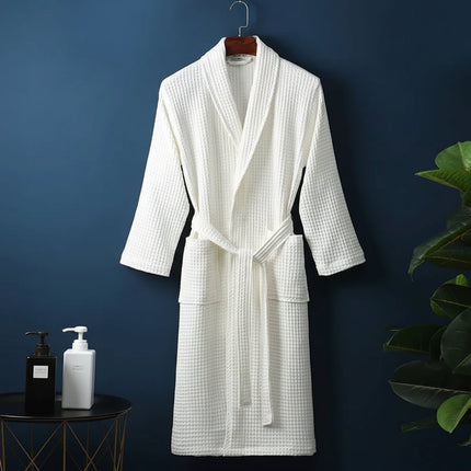 Soft Absorbent Bathrobe Dressing Gown with Relaxed Fit | Unisex Comfort for Everyday Lounging